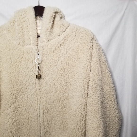 BROOKLYN CLOTH zip up oversize teddy sweater XL - Picture 6 of 6